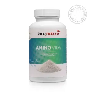 Kingnature Amino Vida amino acid complex for high physical activity, 240 veggie tablets