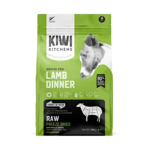 Kiwi Kitchens Lamb Dinner Freeze Dried Dog Food 1.8kg