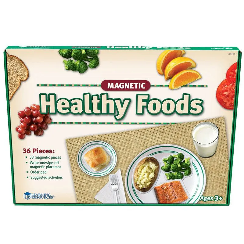 MAGNETIC HEALTHY FOODS 34 PCS