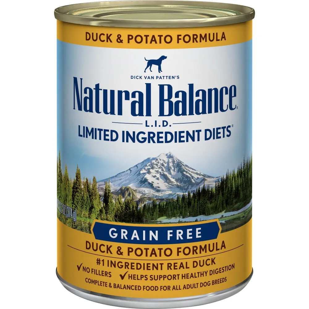 Natural Balance Limited Ingredient Reserve Duck and Potato Canned Dog Food