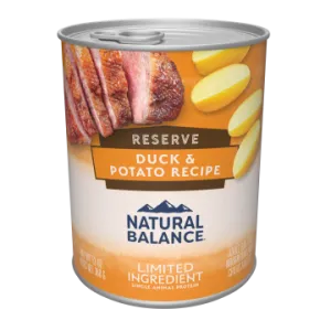 Natural Balance Limited Ingredient Reserve Duck and Potato Canned Dog Food