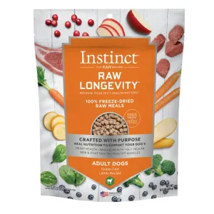 Nature's Variety Instinct Longevity Lamb Freeze Dried Raw Dog Food 16oz