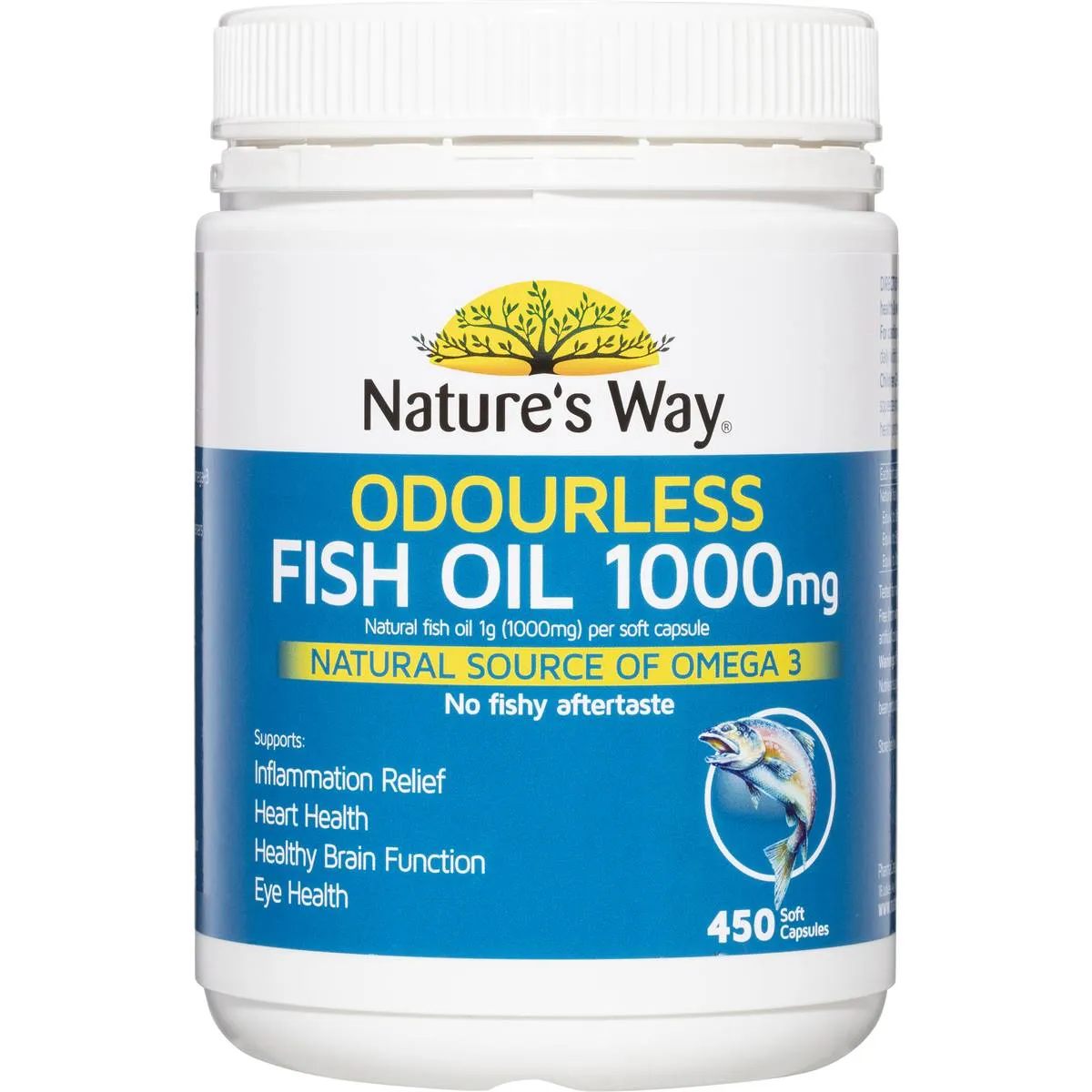 Natures Way Odourless Fish Oil 1000mg