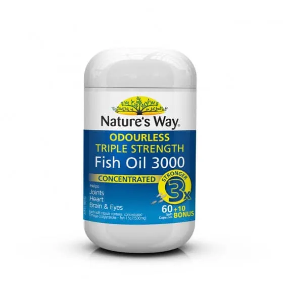 Natures Way Triple Strength Fish Oil 3000