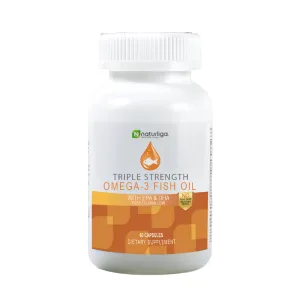 Naturliga™ Triple Strength Omega-3 Fish Oil - 30 Servings Per Container