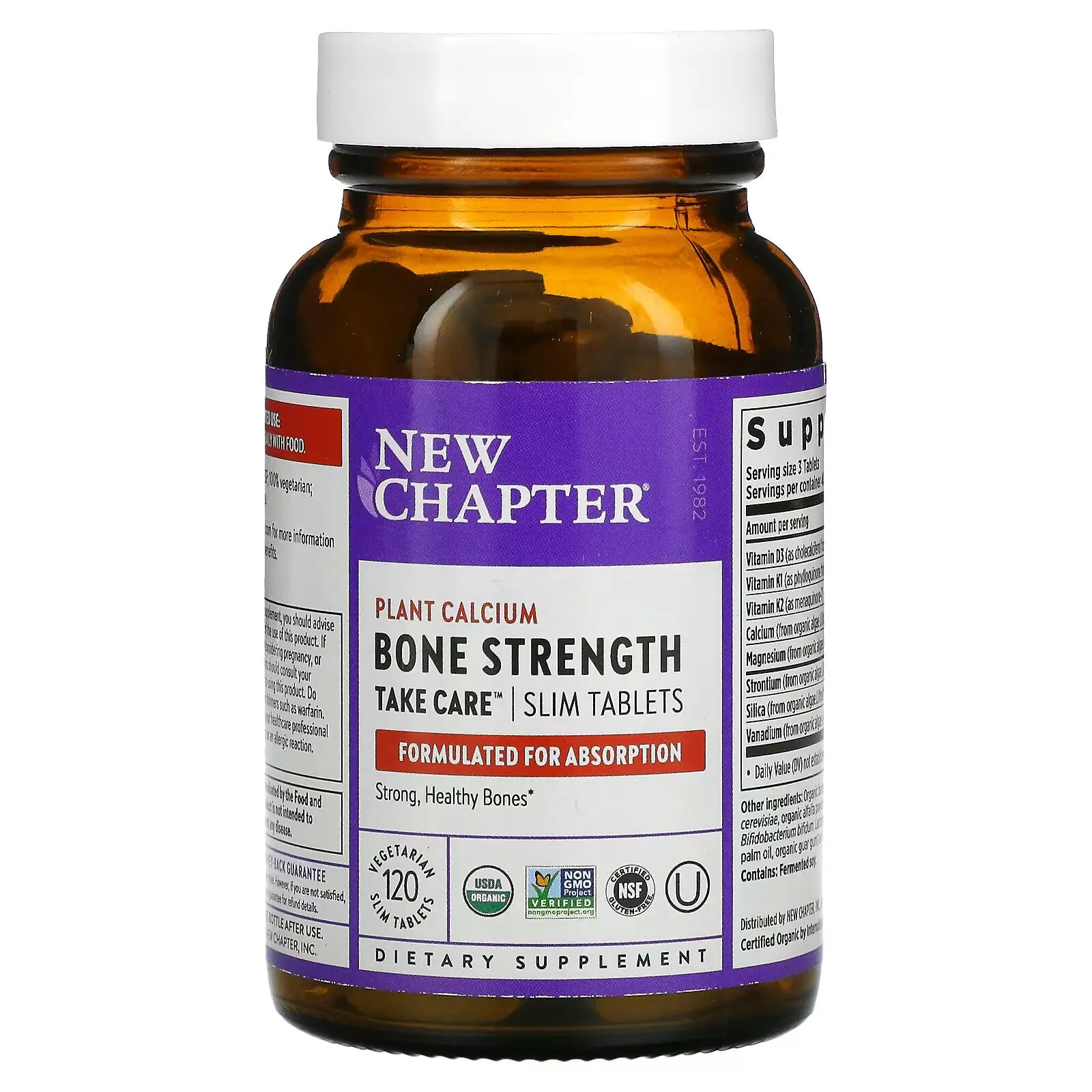 New Chapter, Bone Strength Take Care, 120 Vegetarian Slim Tablets