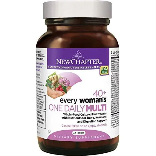 New Chapter Every Woman's One Daily Multi 40  Women's Multivitamin - 72 Tablets