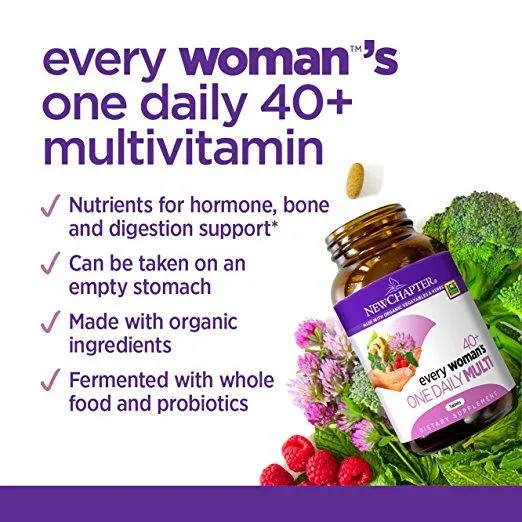 New Chapter Every Woman's One Daily Multi 40  Women's Multivitamin - 72 Tablets