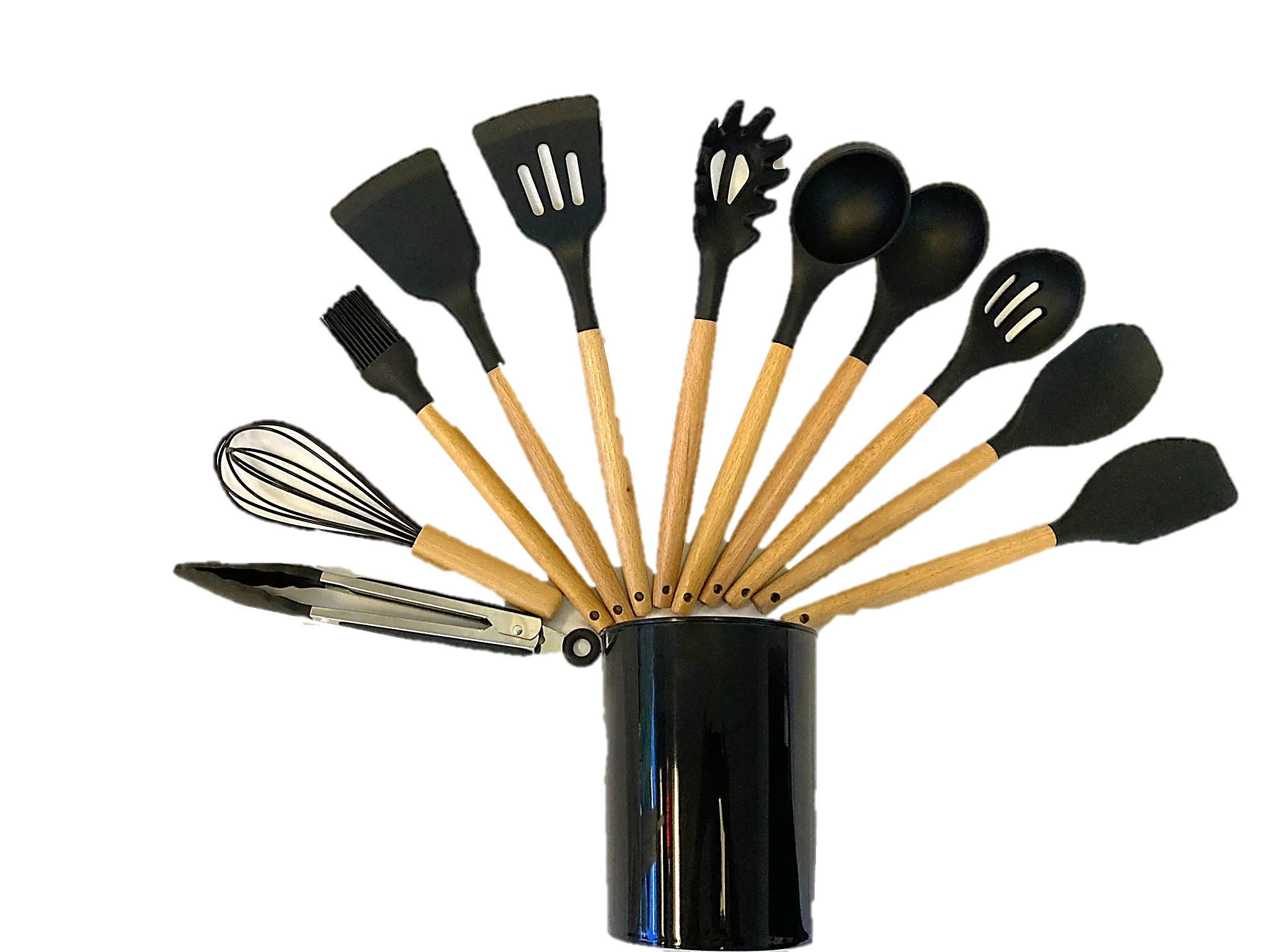 Neware Silicon 12 Piece Kitchen Utensil Set/ Juego de 12 piezas  Utensilios de Siliconia para la cocina