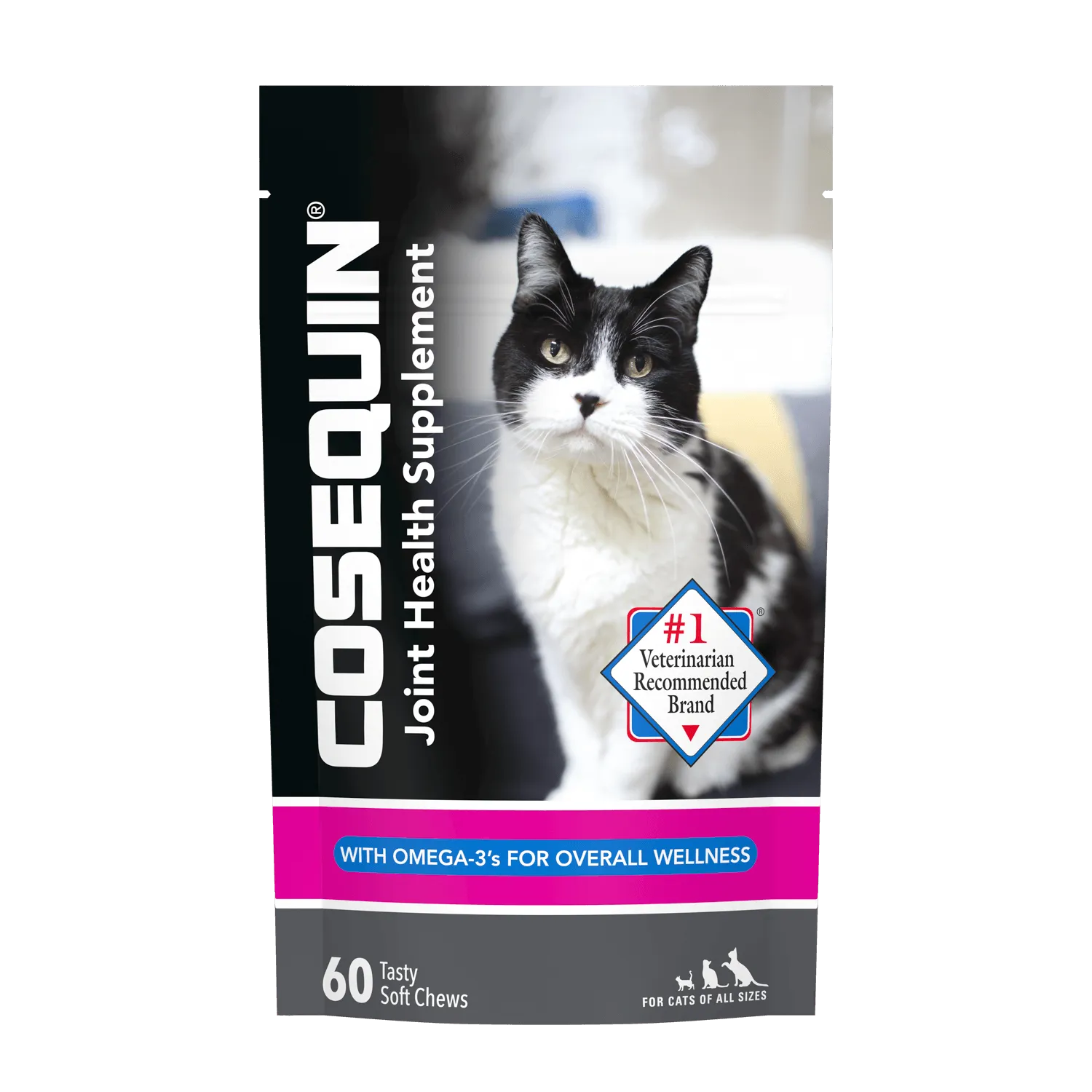 Nutramax Cosequin Joint Health Supplement for Cats - With Glucosamine, Chondroitin, and Omega-3's