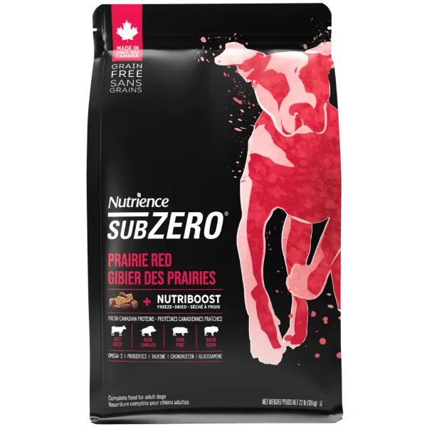 Nutrience SubZero Prairie Red High Protein Dry Dog Food