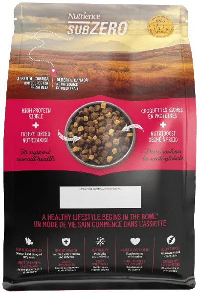 Nutrience SubZero Prairie Red High Protein Dry Dog Food