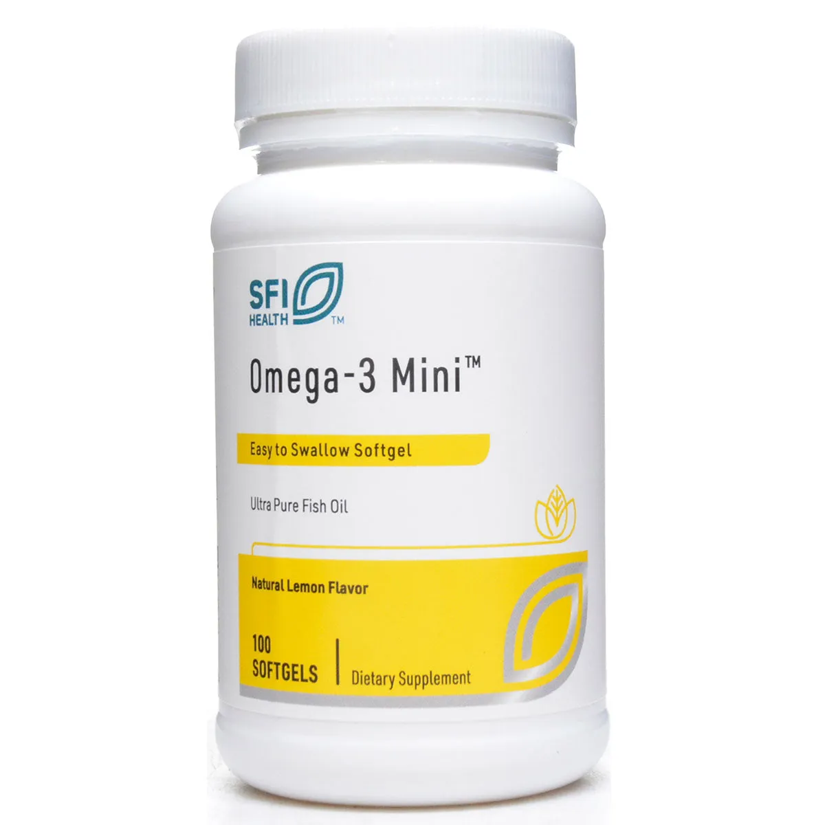 Omega-3 Mini Fish Oil 100 gels by Klaire Labs/SFI Health