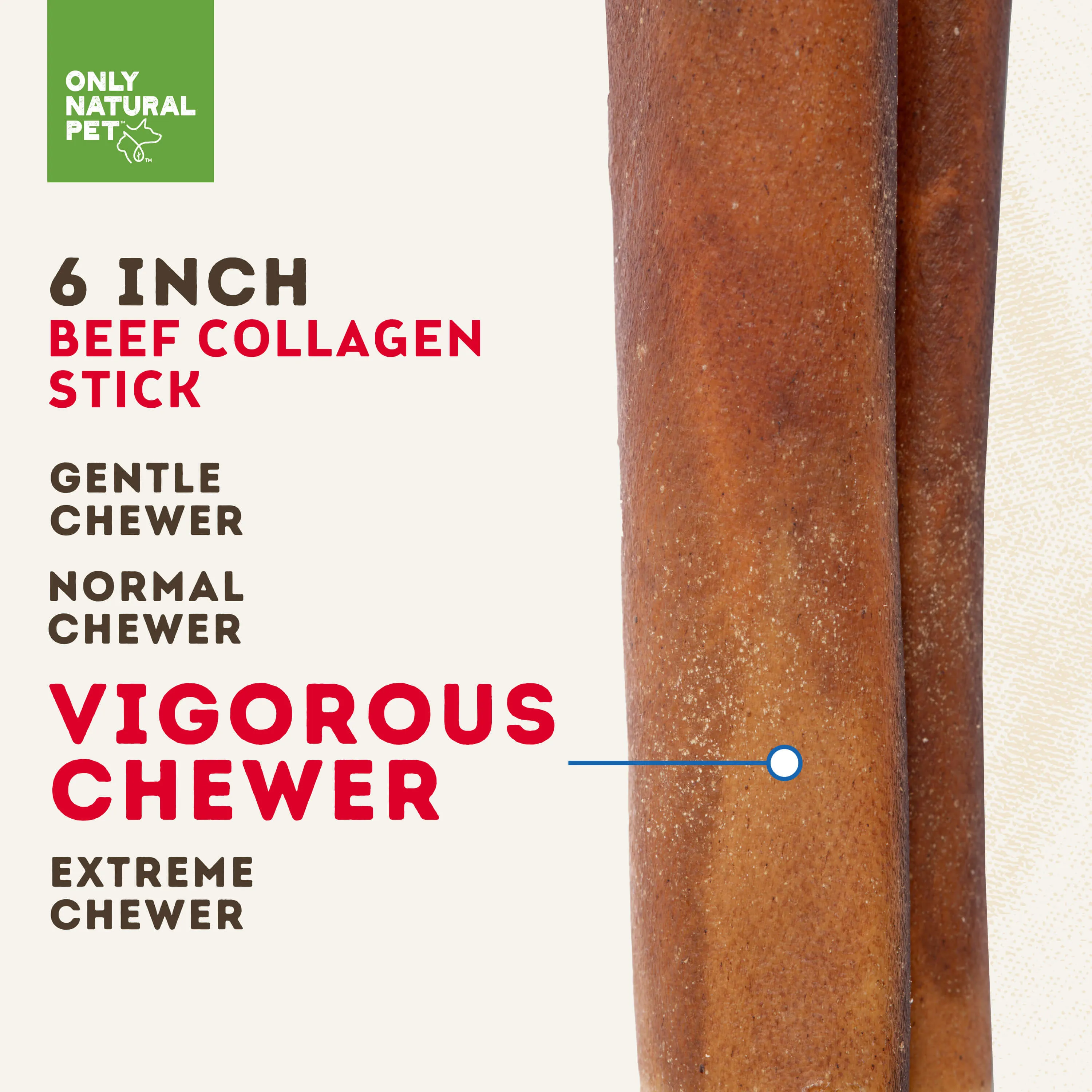 Only Natural Pet Beef Collagen Sticks for Dogs