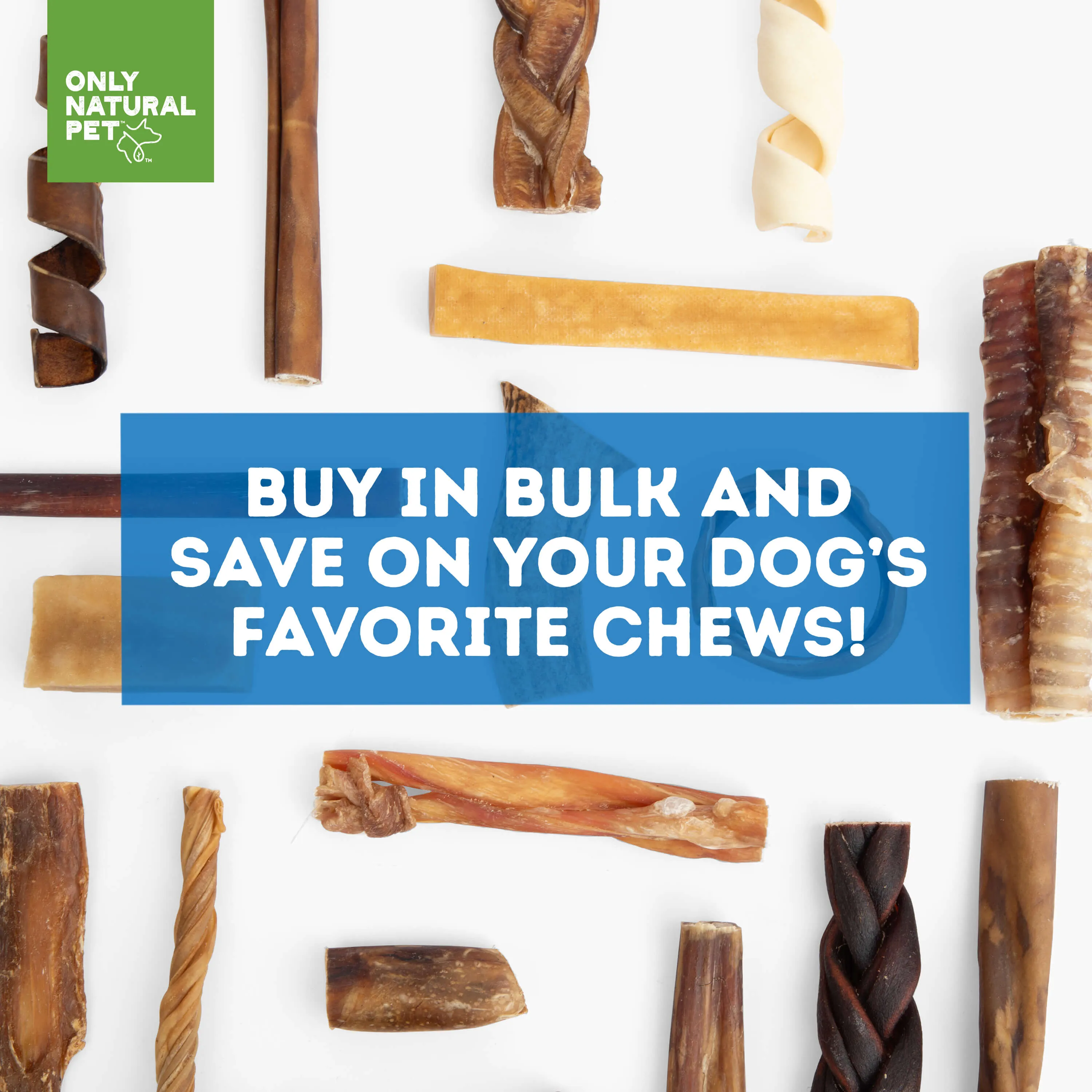 Only Natural Pet Beef Collagen Sticks for Dogs