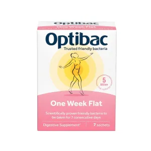 OptiBac Probiotics One Week Flat (7 Sachets)