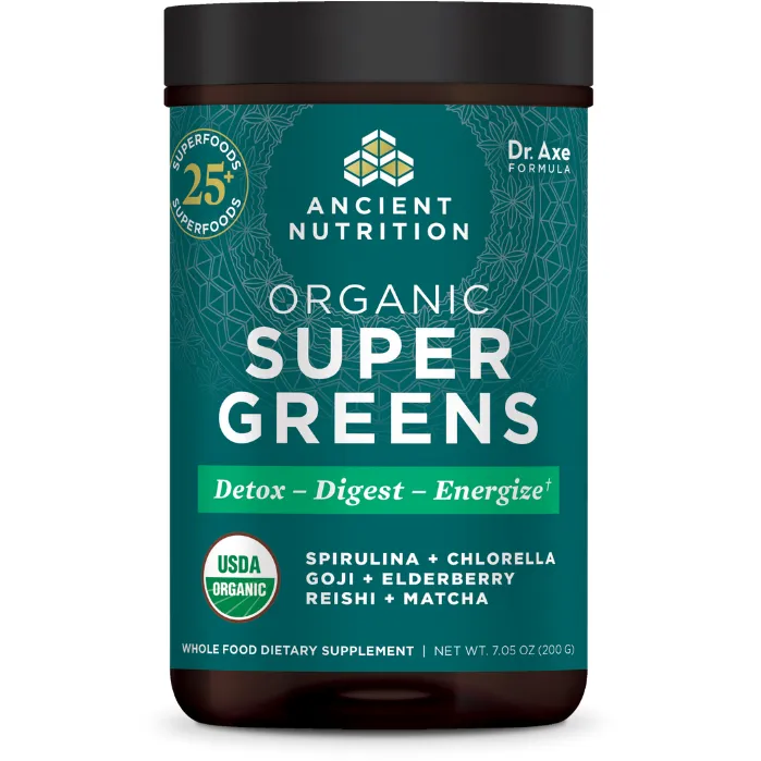 Organic SuperGreens Powder by Ancient Nutrition