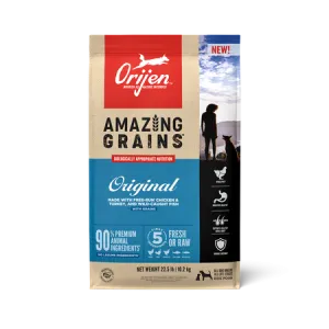 ORIJEN Amazing Grains Original High Protein Dry Dog Food