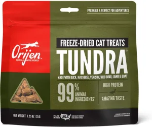 Orijen Freeze-Dried Tundra 1.25-oz, Cat Treat