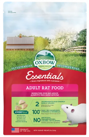 Oxbow Essentials - Adult Rat Food (3 lbs)