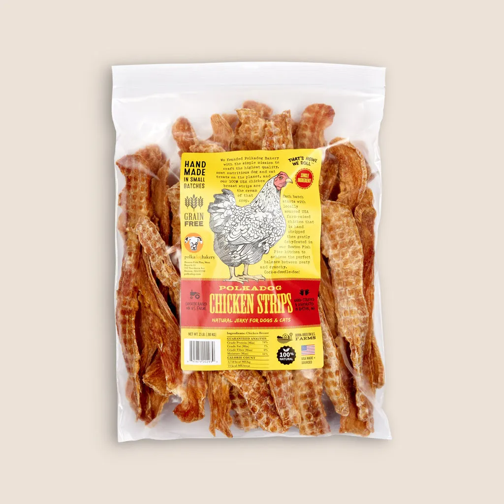 Polkadog Chicken Strip Jerky Bulk