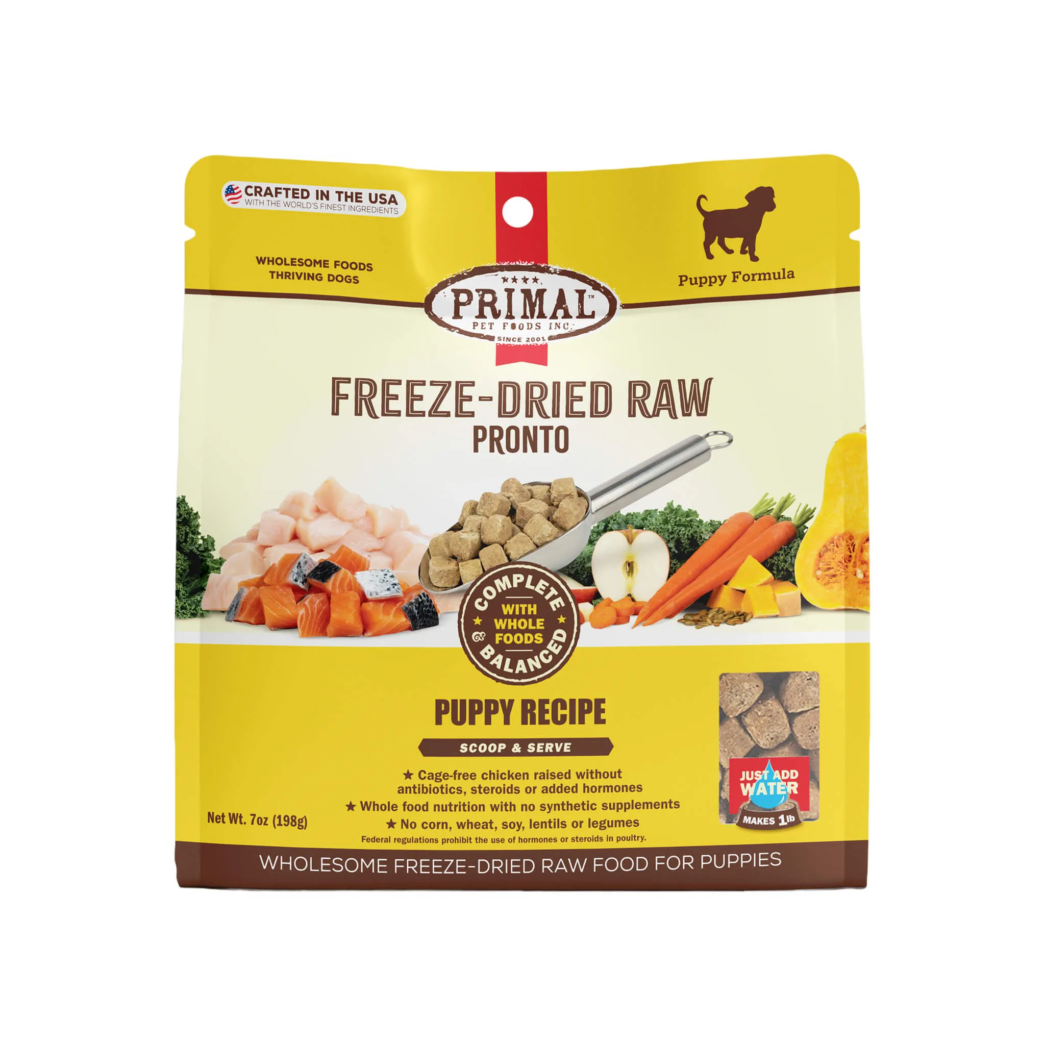 Primal Pet Foods Pronto Freeze-Dried Raw Puppy Food