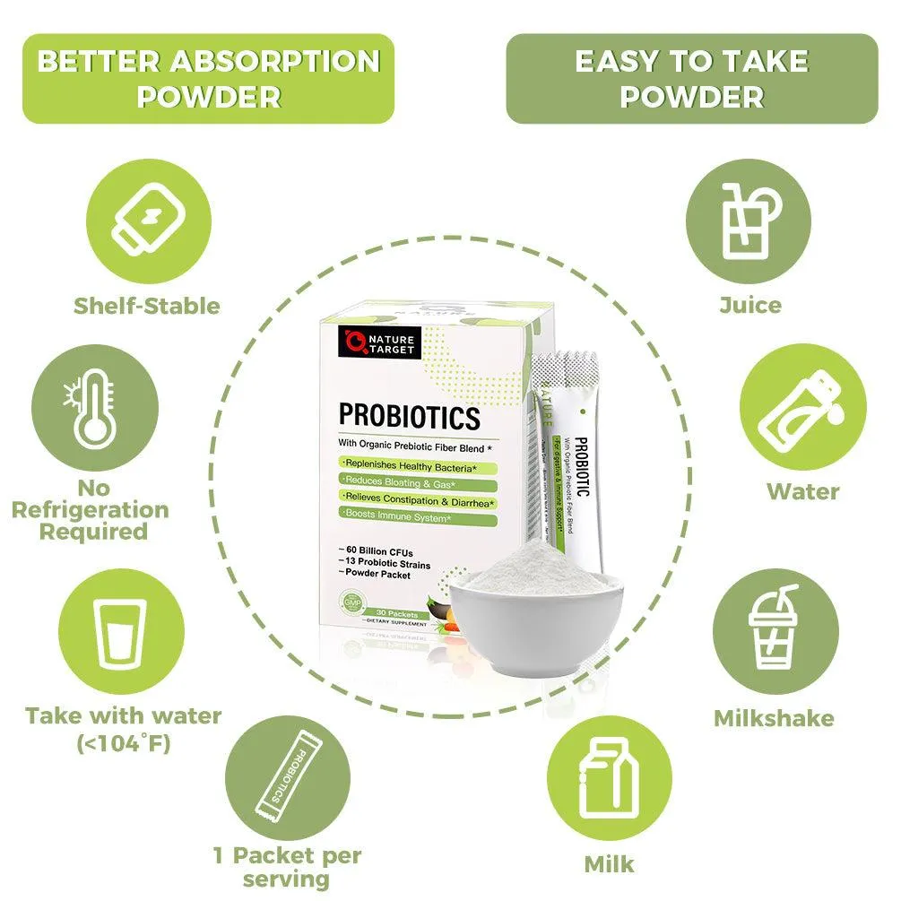 Probiotics Powder for Women-Men-Kids, Enhance Immune System