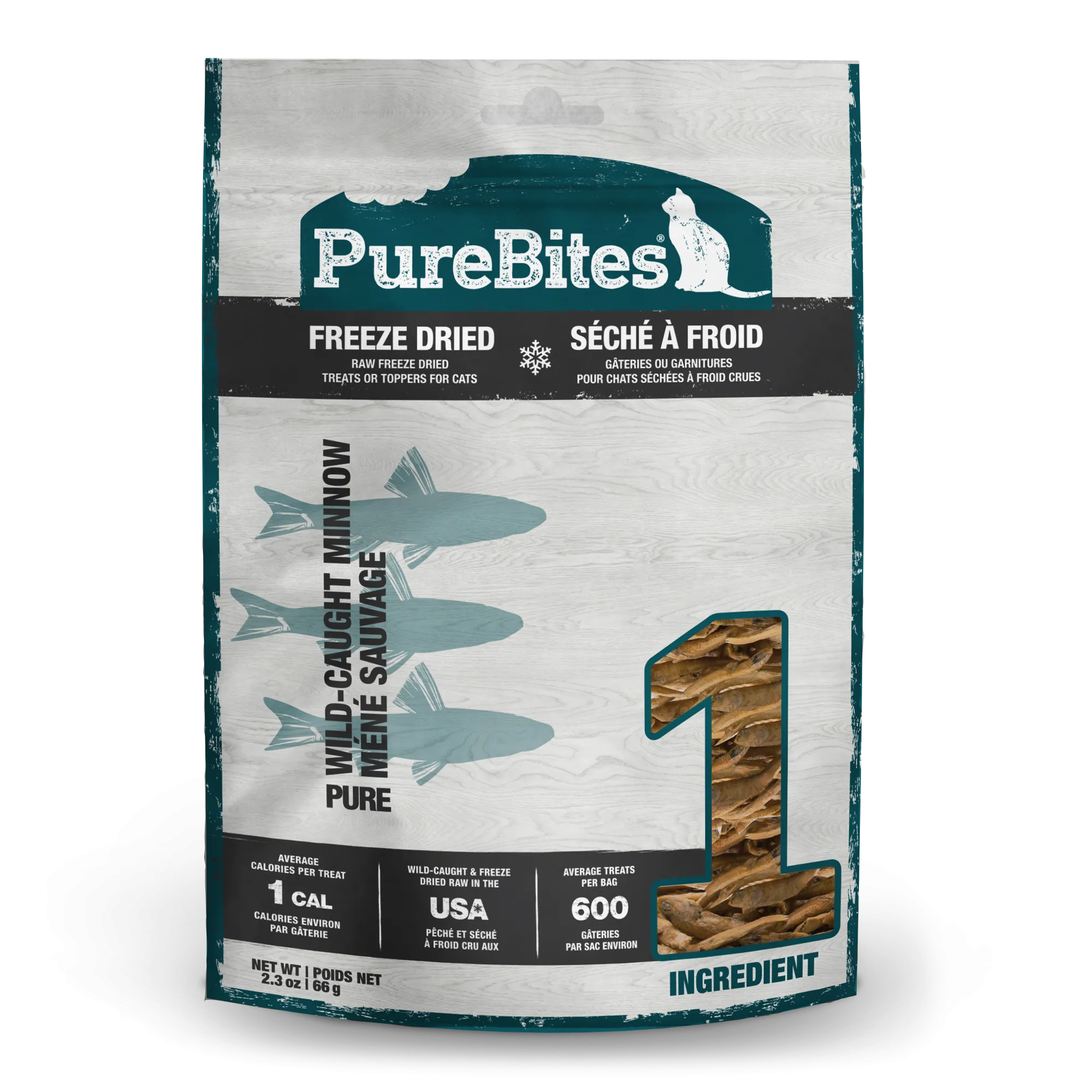 PureBites Dried Minnow Treats Cat