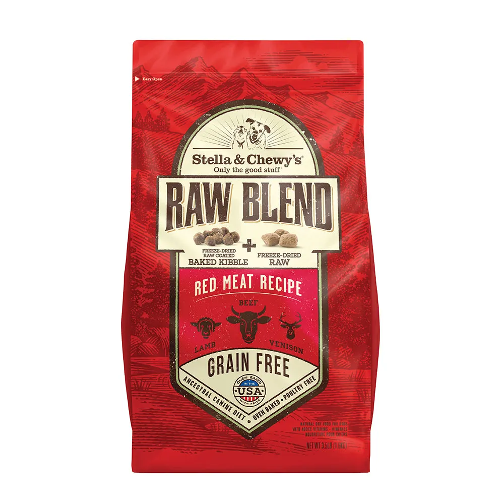 Stella & Chewy's Dog Raw Blend - Red Meat Recipe Lamb, Beef & Venison 3.5lb