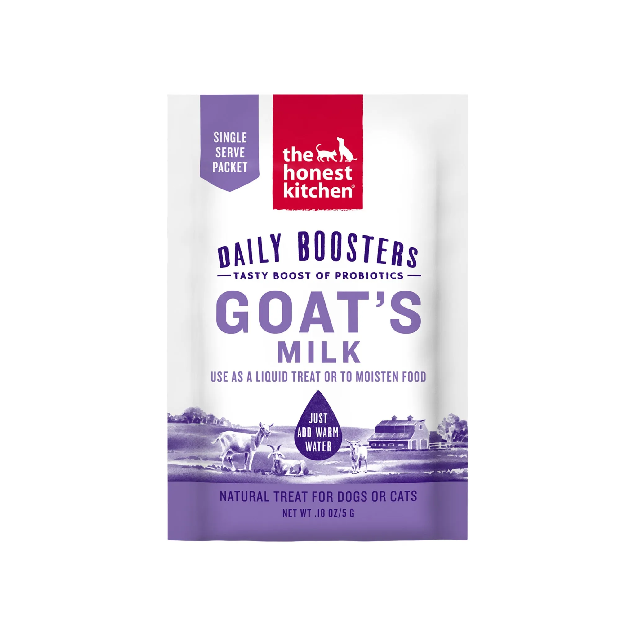 The Honest Kitchen Daily Boosters Instant Goat's Milk 5.2 oz