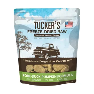 Tucker's Freeze-Dried Raw Pork Lamp & Pumpkin Recipe Dog Food 14oz