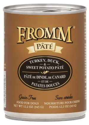 Turkey, Duck, & Sweet Potato Pâté Dog Food - 12oz