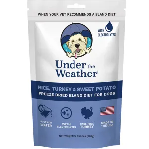 Under the Weather Rice, Turkey & Sweet Potato Freeze Dried Bland Diet for Dogs, 6-oz