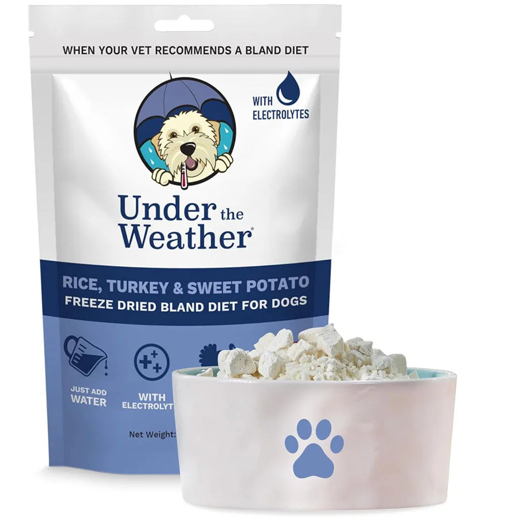 Under the Weather Rice, Turkey & Sweet Potato Freeze Dried Bland Diet for Dogs, 6-oz