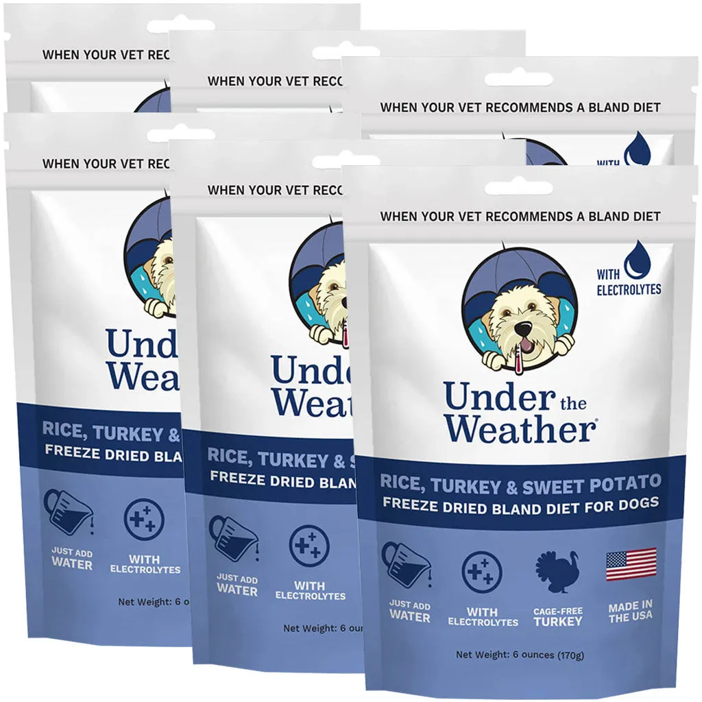 Under the Weather Rice, Turkey & Sweet Potato Freeze Dried Bland Diet for Dogs, 6-oz