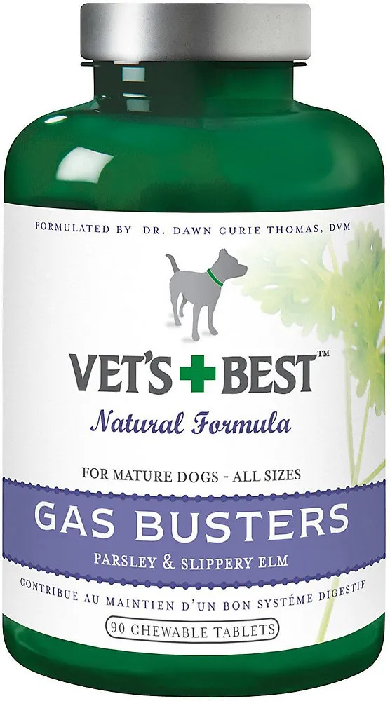 Vet's Best Gas Busters Chewable Tablets for Dogs 90 tab