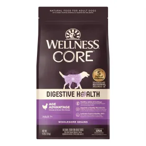 Wellness Core Natural Digestive Health Age Advantage Chicken & Brown Rice Recipe Dry Dog Food