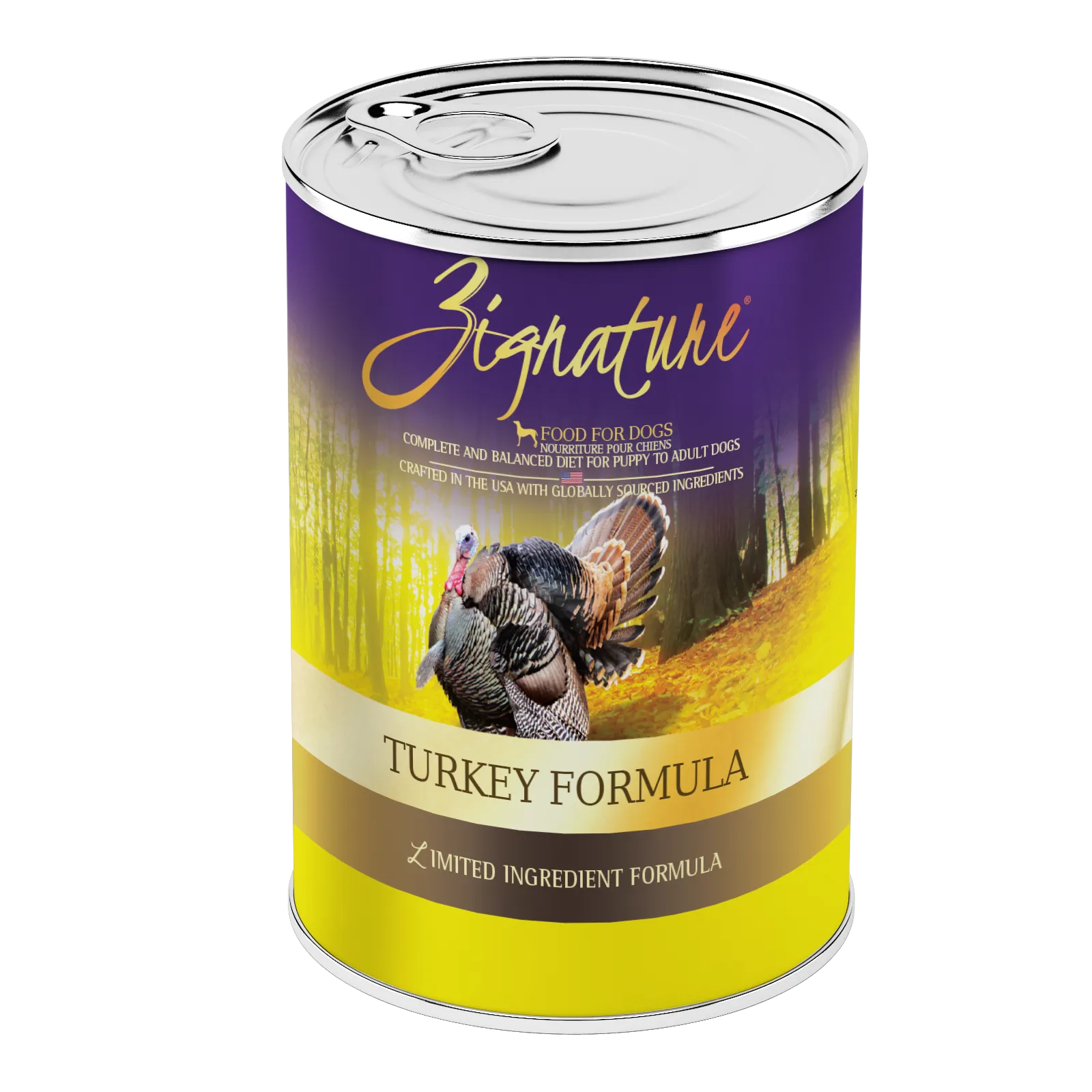 Zignature® Turkey Formula, Wet Dog Food, 13-oz Case of 12